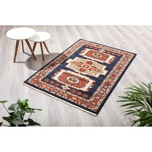 Tapis Sempura II Laine / Nylon - Bleu / rouge - 100 x 150 cm