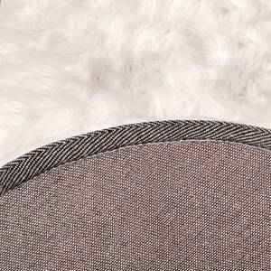 Teppich Ovium Acryl / Polyester - Weiß - 80 x 80 cm