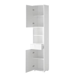 Armoire haute Larado I Blanc brillant / Blanc