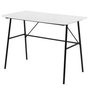 Schreibtisch Visby II Weiß / Schwarz