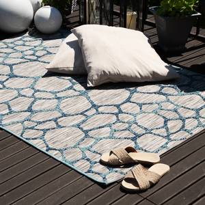 In- & outdoorvloerkleed Road 3450 kunstvezels - Blauw - 160 x 230 cm