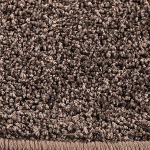 Teppich Shaggy II Polypropylen - Braun - Durchmesser: 100 cm