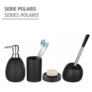 Wc-set Polaris II keramiek - zwart - Mat zwart