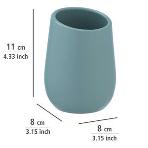 Bad-Accessoire-Set Badi (3-teilig) Keramik - Blau - Blau