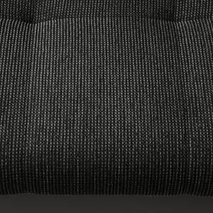 Canapé panoramique Puntiro Imitation cuir / Tissu structuré - Cuir synthétique Lilo / Tissu structuré Satur: Gris foncé / Anthracite