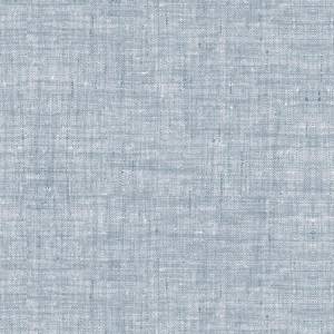 Parure de lit Lino Coton renforcé - Bleu jean - 200 x 200 cm + 2 oreillers 80 x 80 cm