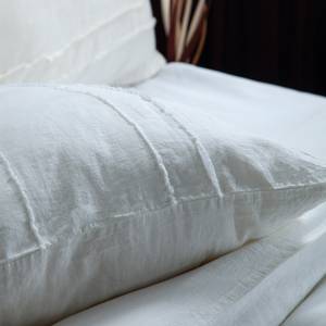 Parure de lit Merle Coton - Blanc - 140 x 200/220 cm + oreiller 70 x 60 cm