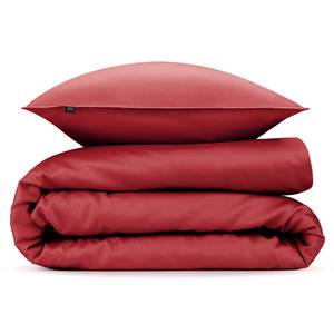 Parure de lit Satinado Satin de coton - Rouge - 260 x 200/220 cm + 2 oreillers 70 x 60 cm