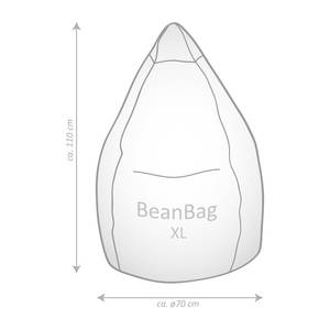 Beanbag Easy XL Feuerrot