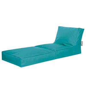 Fauteuil pouf Scuba Twist Turquoise - Matière plastique - 80 x 80 x 90 cm