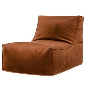 Fauteuil pouf Veluto Rock Cuivre - Profondeur : 100 cm