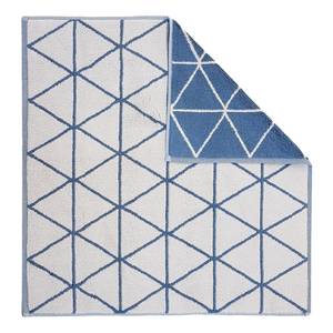 Tapis de bain Graphics Triangle Éponge - Bleu - 67 x 120 cm
