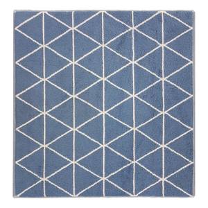 Tapis de bain Graphics Triangle Éponge - Bleu - 67 x 120 cm