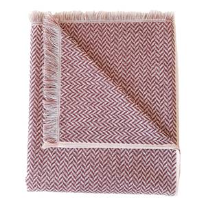 Plaid Chevron Éponge - Rose