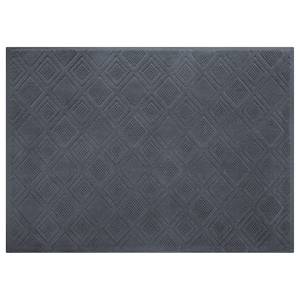 Badematte Mosaic Frottee - Anthrazit - 67 x 120 cm