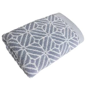 Duschtuch Design Jacquard I Frottee - Grau