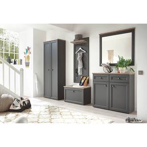 Porte-manteau mural Lindesby Gris