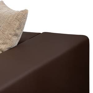 Bigsofa Canton I Kunstleder / Strukturstoff - Braun / Beige