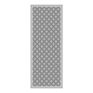 Tapis de couloir Matteo Gris - Matière plastique - 70 x 180 cm