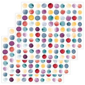 Tischset Watercolour (4er-Set) Vinyl - Multicolor