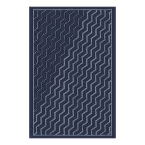 Tappeto Matteo Scandinavian PVC - Blu / Grigio - 118 x 180 cm