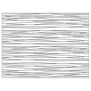 Set de table Lines (lot de 4) Matière plastique - 40 x 30 cm