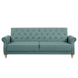 Schlafsofa Brampton Antiklederlook - Microfaser Ehmi: Schieferblau