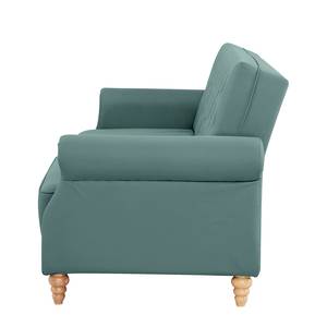 Schlafsofa Brampton Antiklederlook - Microfaser Ehmi: Schieferblau