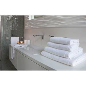 Serviettes de bain Brava - Lot de 2 Éponge - Blanc