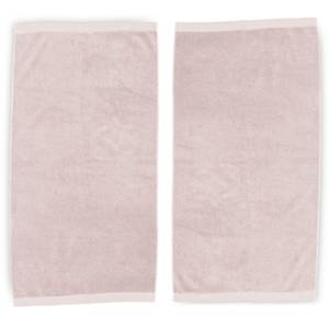 Duschtuch Brava 2er-Set Frottee - Rosa