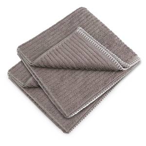 Duschtuchset Bamboo (2er-Set) Frottee - Taupe