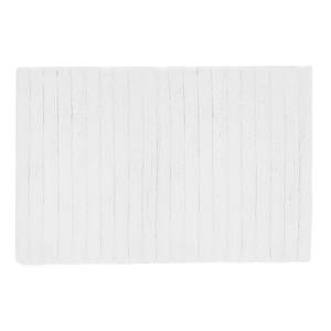 Tapis de bain Vivienne Éponge - Blanc - 70 x 120 cm