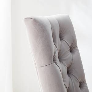 Sedia con braccioli Waroona II (2) Color grigio pallido - Quercia chiara