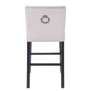 Tabouret de bar Nola II Gris clair - Noir