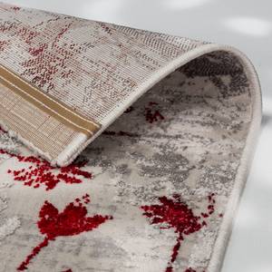 Laagpolig vloerkleed Noa III textielmix - Rood - 80 x 150 cm