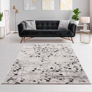 Laagpolig vloerkleed Noa III textielmix - Zwart - 80 x 150 cm