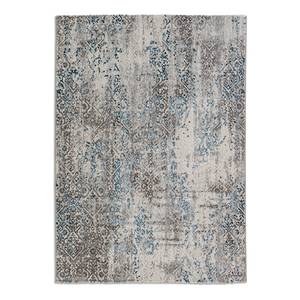 Laagpolig vloerkleed Noa IV textielmix - Blauw - 160 x 230 cm