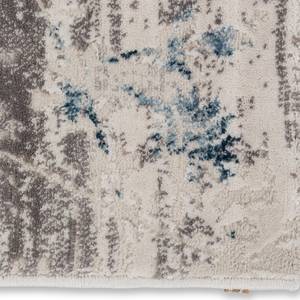 Laagpolig vloerkleed Noa III textielmix - Blauw - 80 x 150 cm