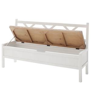 Banc Balignton Pin massif - Pin / Blanc