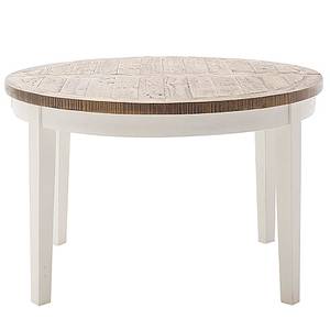 Table Balignton III Pin massif - Blanc