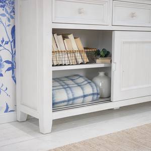 Dressoir Balignton massief grenenhout - grenenhout/wit