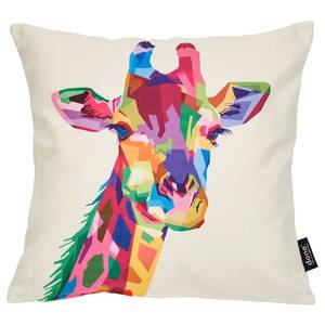 Kussensloop Velour Giraffe polyester - meerdere kleuren - 45 x 45 cm