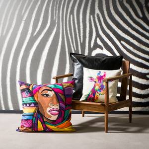 Housse de coussin Velour Winnie Polyester - Multicolore - 65 x 65 cm