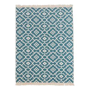 Teppich Paris Baumwolle / Polyester - Graublau - 160 x 250 cm