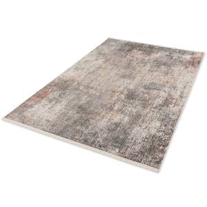 Tapis Ana I Fibres synthétiques - Argenté / Beige - 133 x 190 cm