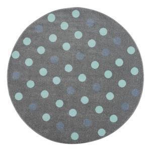 Kindervloerkleed Bubbles II polypropyleen - Blauw - Diameter: 133 cm