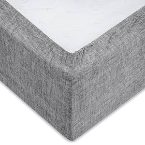 Lenzuolo con gli angoli Lino Cotone - Grigio scuro - 90 x 200 cm