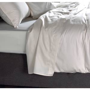 Bettlaken Satinado Baumwolle Satin - Weiß - 160 x 290 cm