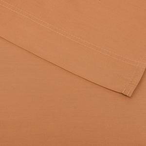 Drap-housse Satinado Satin de coton - Cognac - 270 x 290 cm