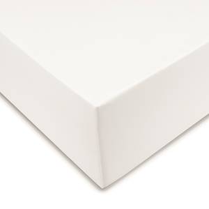 Lenzuolo con gli angoli Satinado Cotone - Raso - Bianco crema - 90 x 200 cm